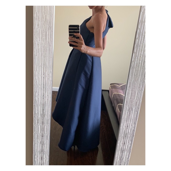 Adrianna Papell Dress navy blue size 4 - Picture 2 of 7